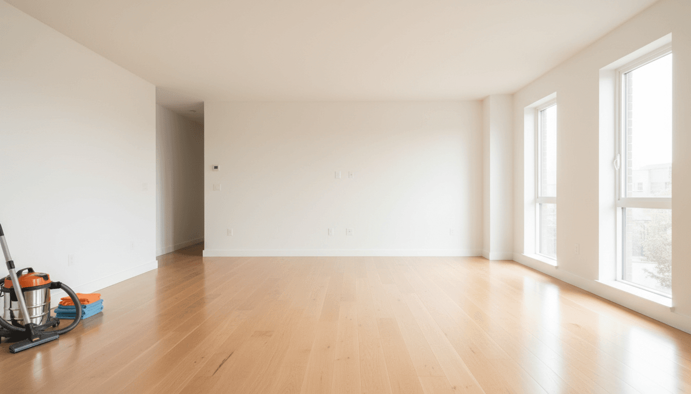 Neutral living room staged for home listing